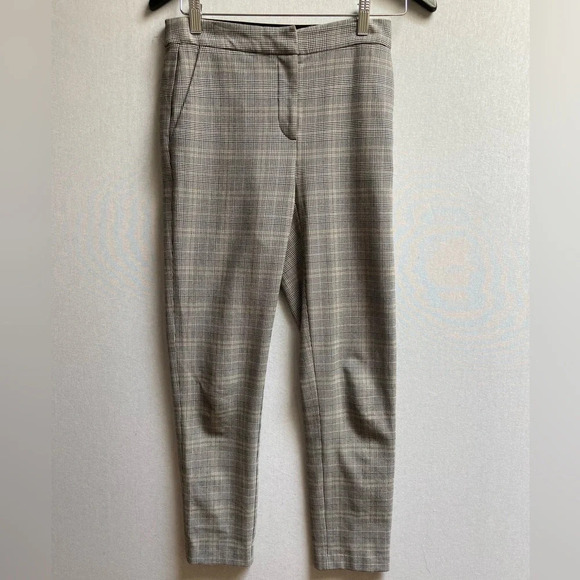 Babaton Aritzia Plaid IVY high waisted trousers pants Sz 0 - Picture 2 of 15